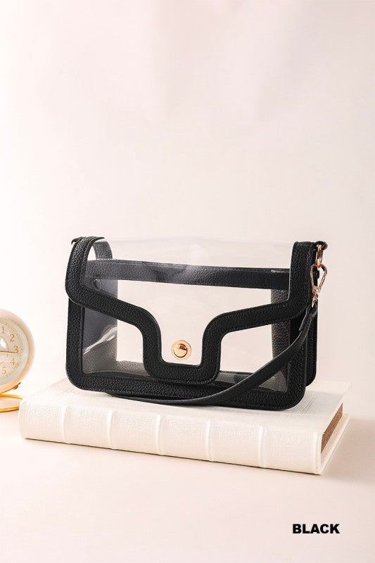 Nina Clear Stadium Handbag