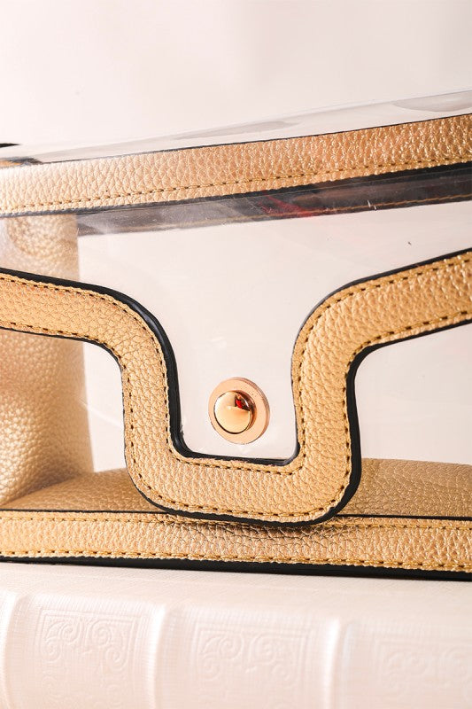 Nina Clear Stadium Handbag
