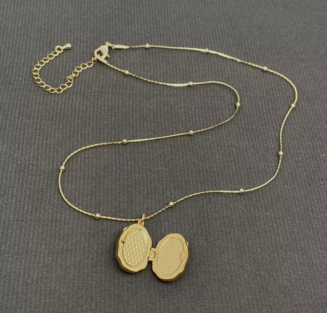 Butterfly Locket Shell Inlay Charm Necklace