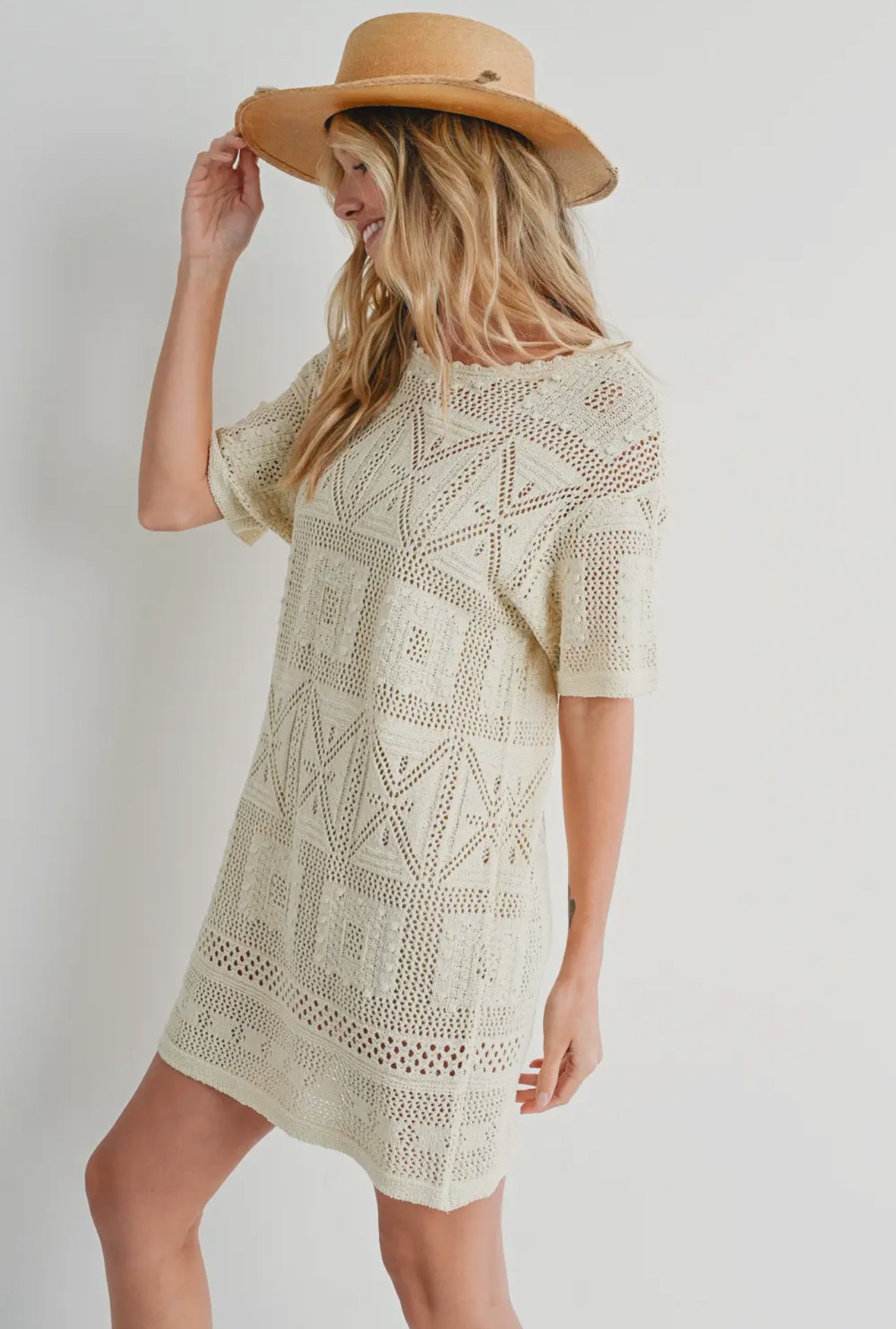 Aztec Midi Shift Dress