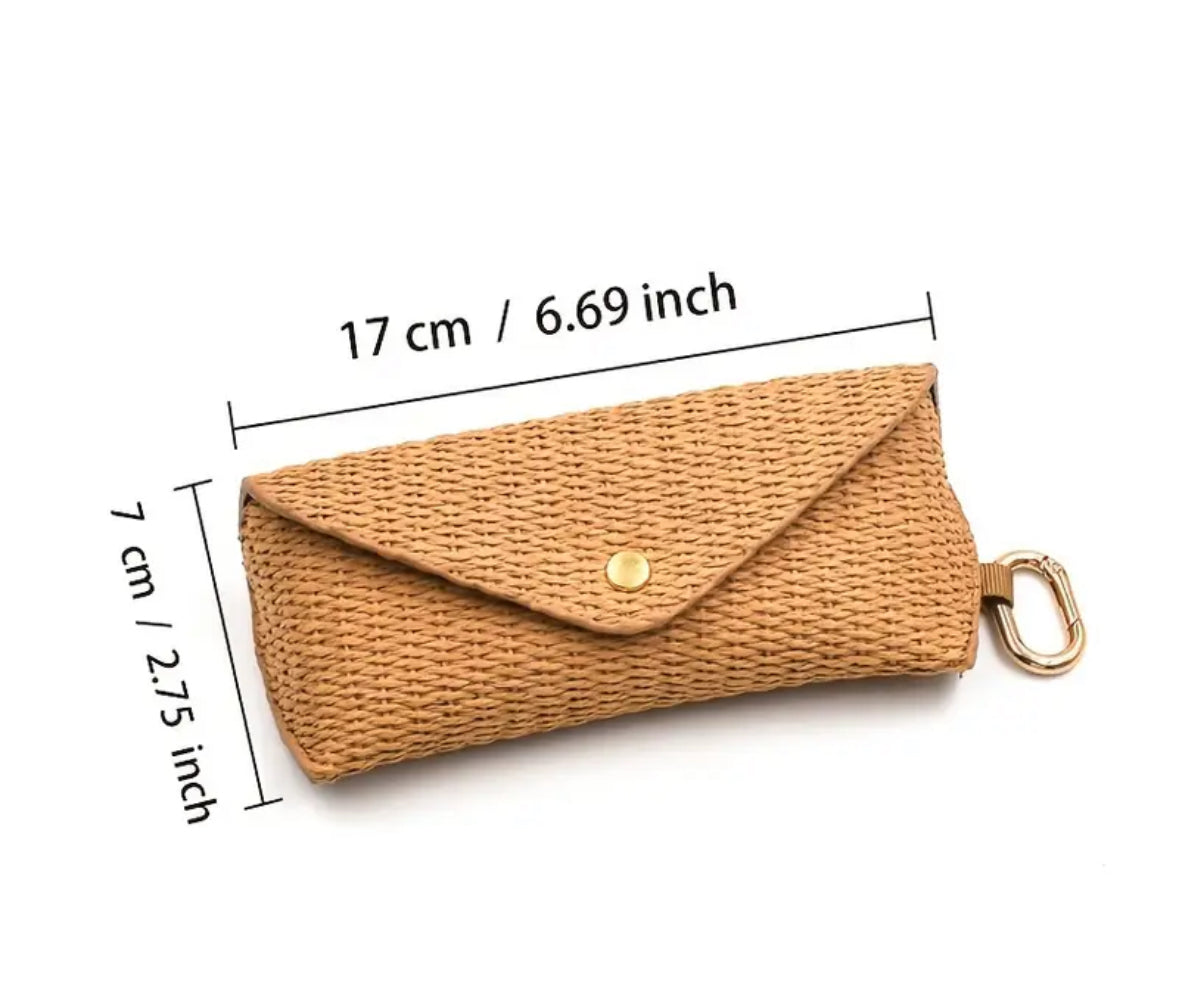 Woven Sunglasses Clip Case