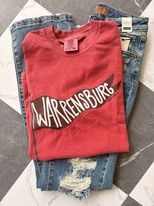 Retro Warrensburg Flag Design