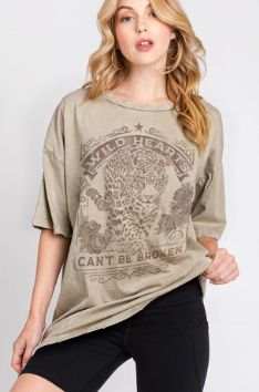 Wild Hearts Oversized Graphic Tee