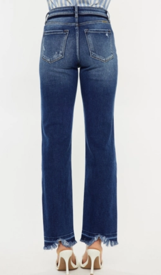 Kan Can 9371 High Rise Dark Wash Jean