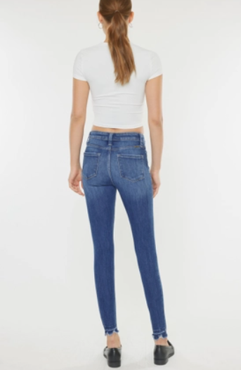 Kan Can 2549M High Rise Medium Wash Skinny Jean