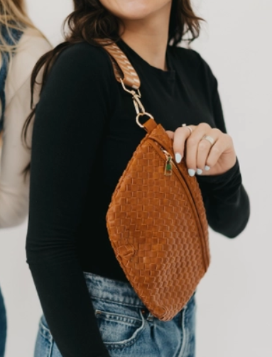 Westlyn Woven Crossbody Bag