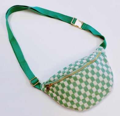 Checkered Crossbody Bag