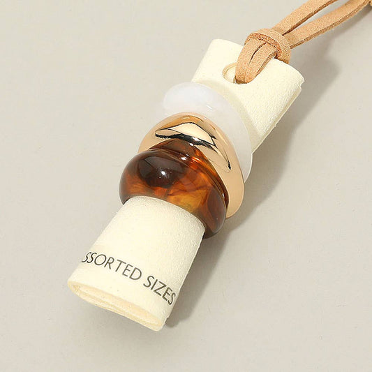 Resin Stackable Ring Set