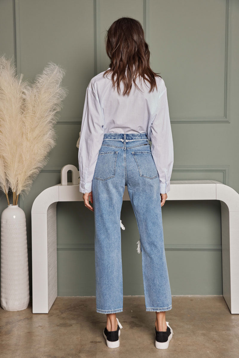 High Rise 90's Boyfriend Jeans