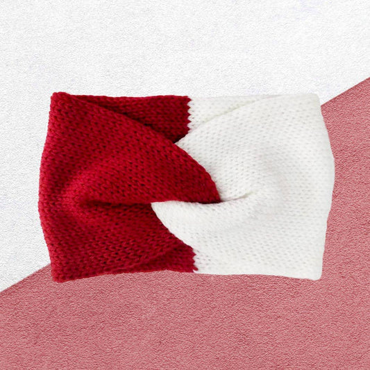 Game Day Two Tone Knit Earmuff