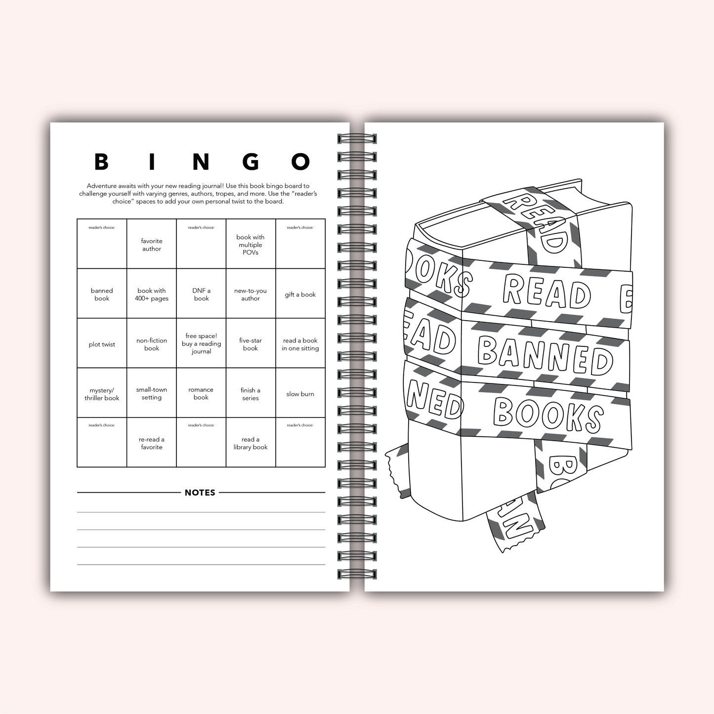 Read More Books Reading Log Journal | Book Review Tracker