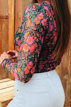 Desert Rose Mesh Top