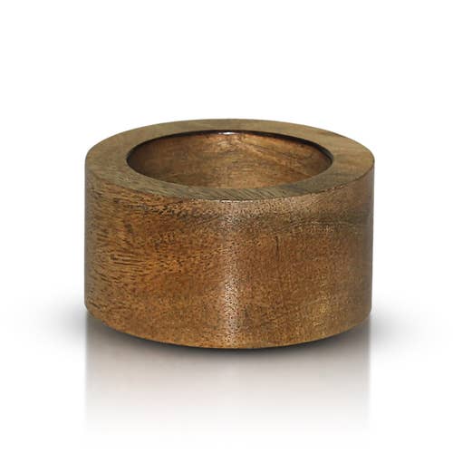 Mango Wood Round Napkin Ring