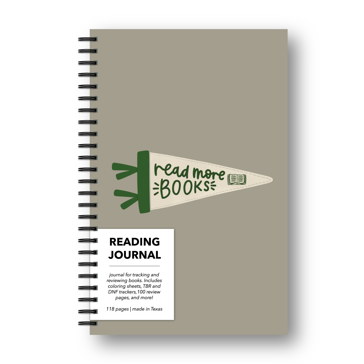 Read More Books Reading Log Journal | Book Review Tracker