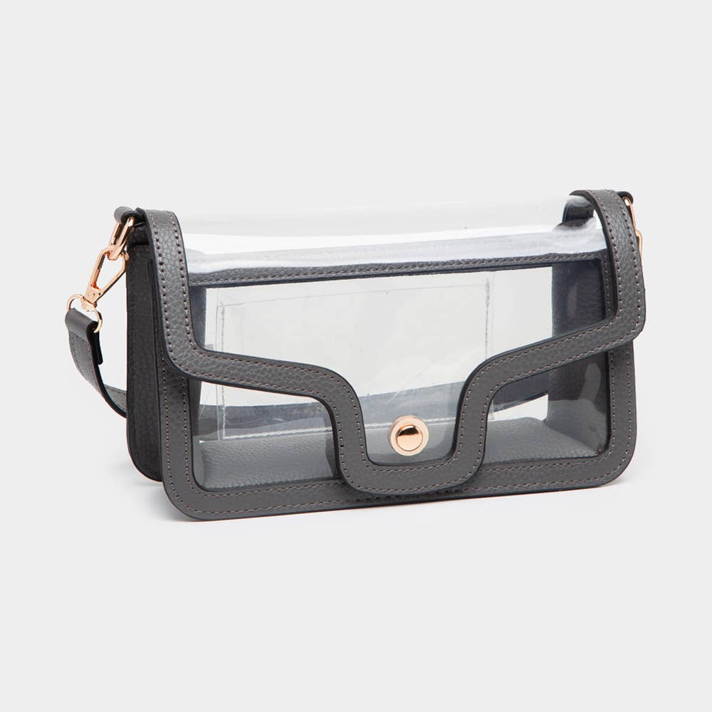 Clear Stadium Rectangle Shoulder Bag