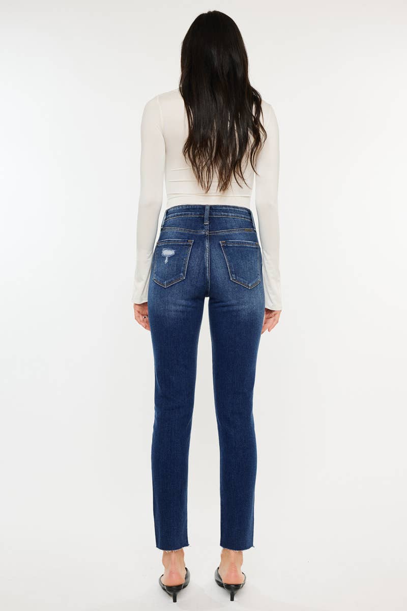 Kan Can High Rise Mid-Wash Skinny KC2502M