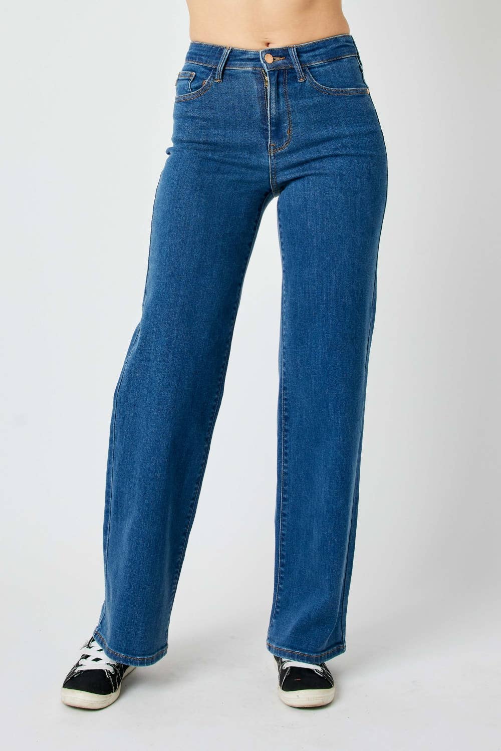 Judy Blue High Waist Vintage Wide Leg Denim