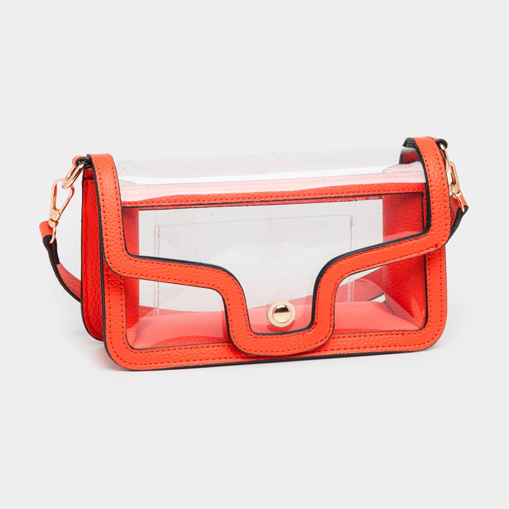 Clear Stadium Rectangle Shoulder Bag
