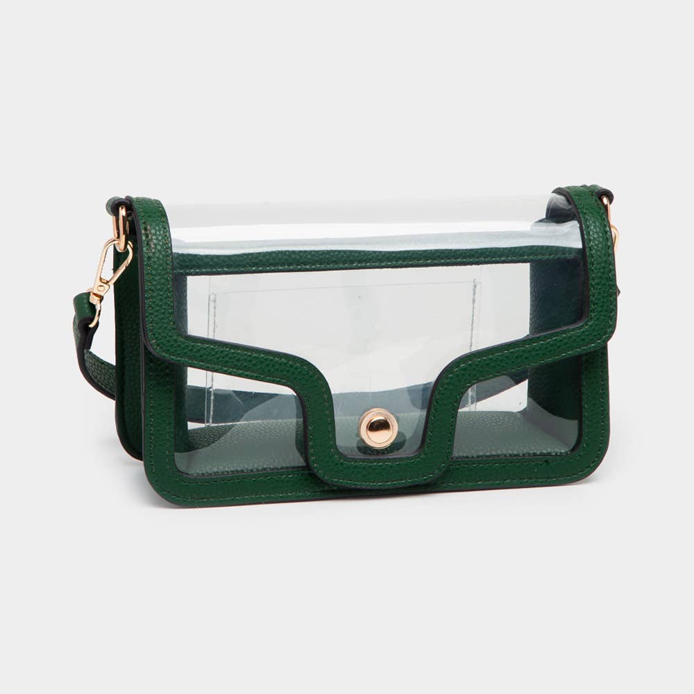 Clear Stadium Rectangle Shoulder Bag