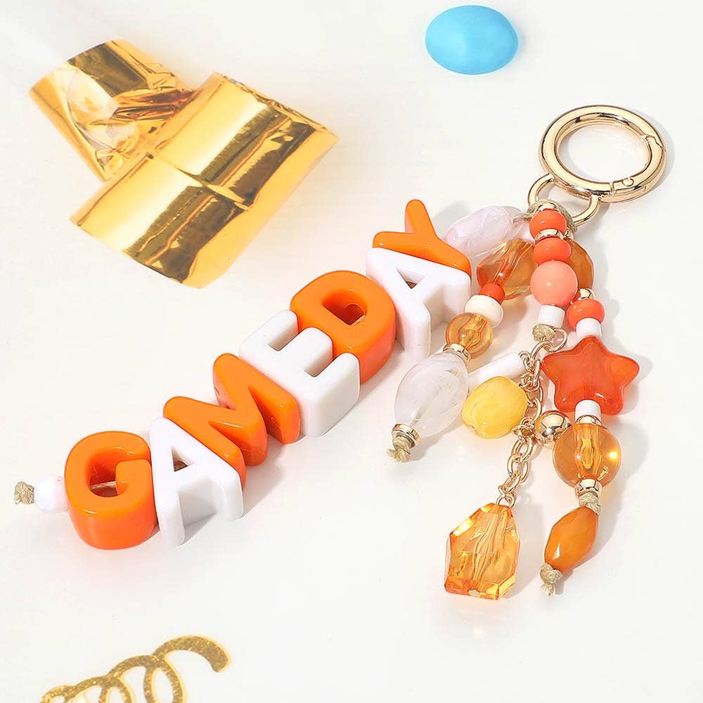 GAMEDAY Star Beads Beaded Drop Keychain Bag Charm
