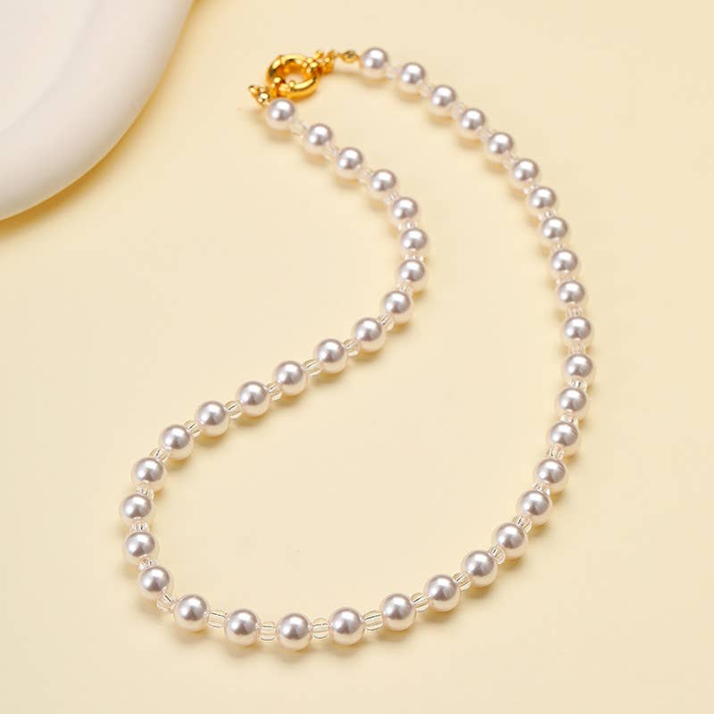 Glass Stone Mixed Necklace