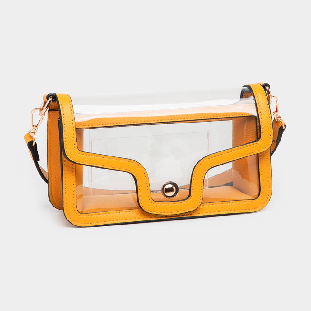 Clear Stadium Rectangle Shoulder Bag