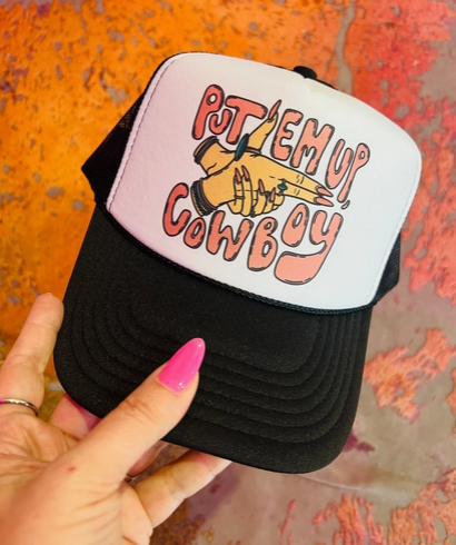 Put 'em Up Cowboy Trucker Hat