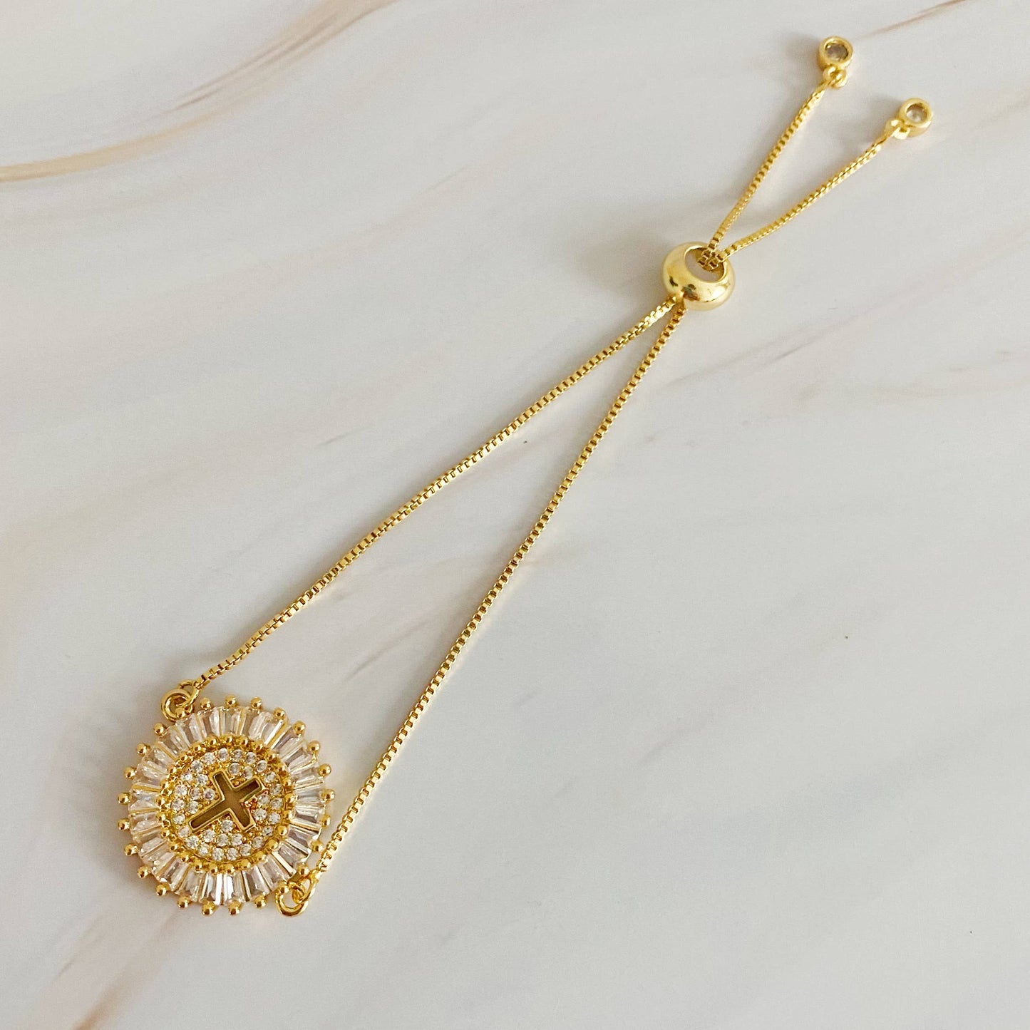 By The Cross Slide Bracelet