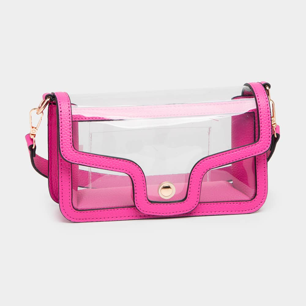 Clear Stadium Rectangle Shoulder Bag