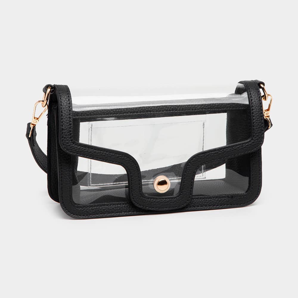 Clear Stadium Rectangle Shoulder Bag