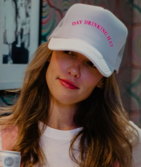 White Day Drinking Trucker Hat