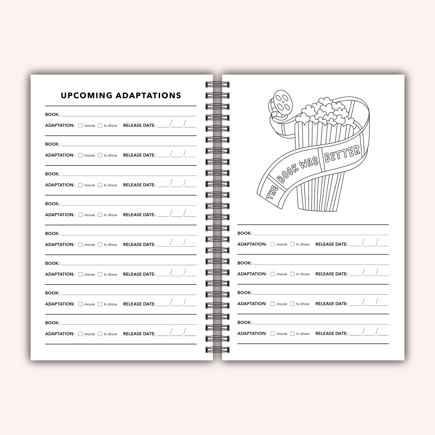 Read More Books Reading Log Journal | Book Review Tracker