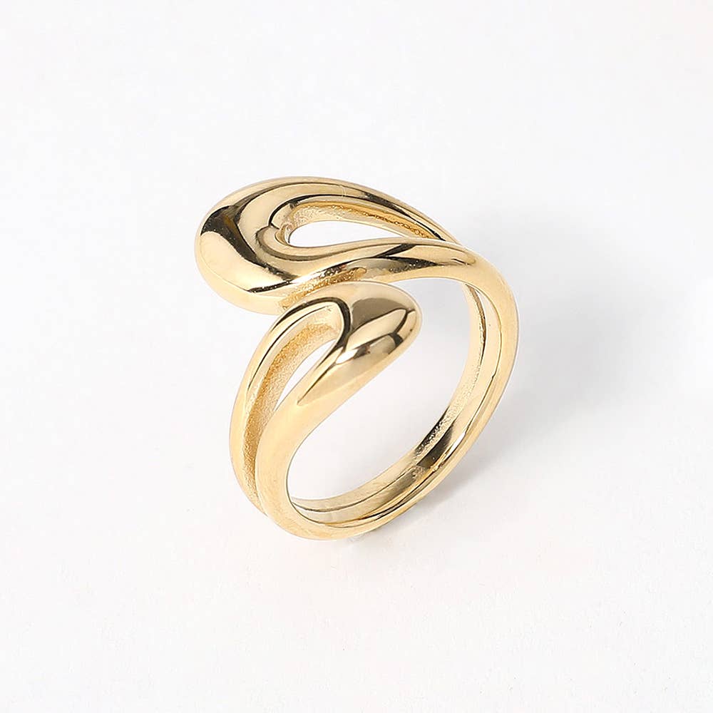 Hypoallergenic Teardrop Tip Ring