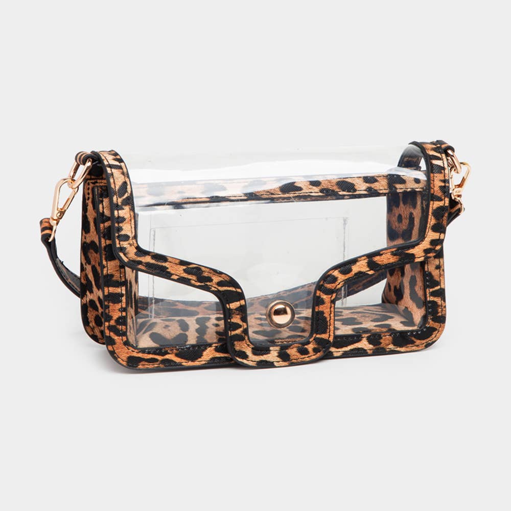 Clear Stadium Rectangle Shoulder Bag