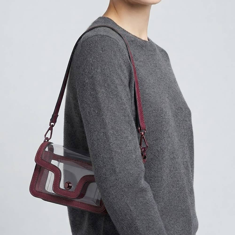 Clear Stadium Rectangle Shoulder Bag