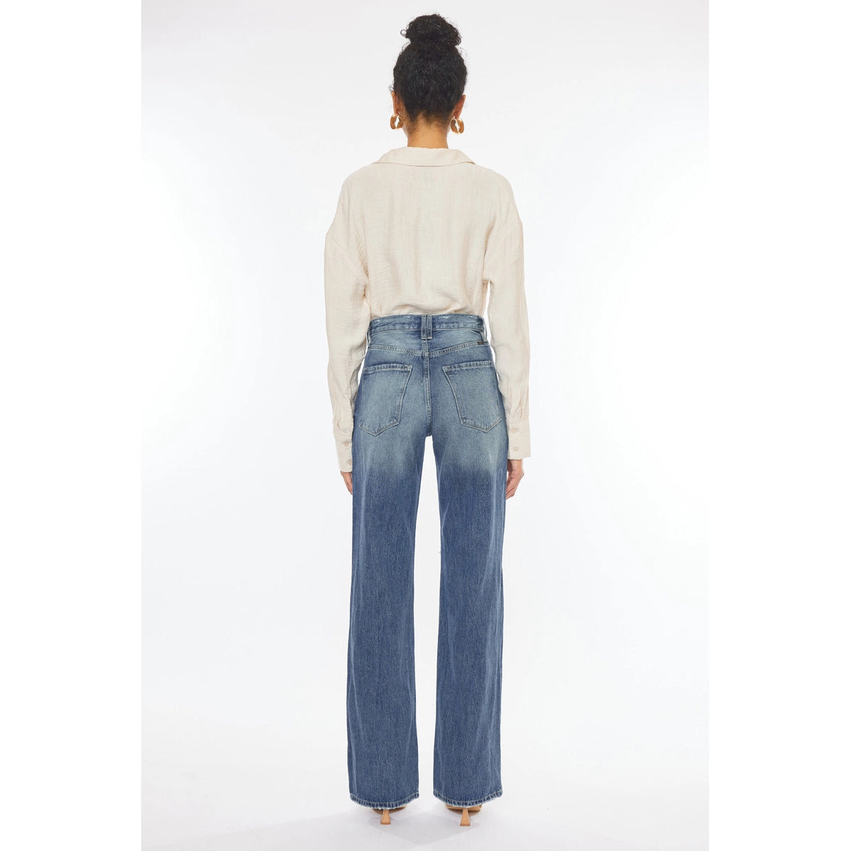 Ultra High Rise 90's Wide Leg Flare