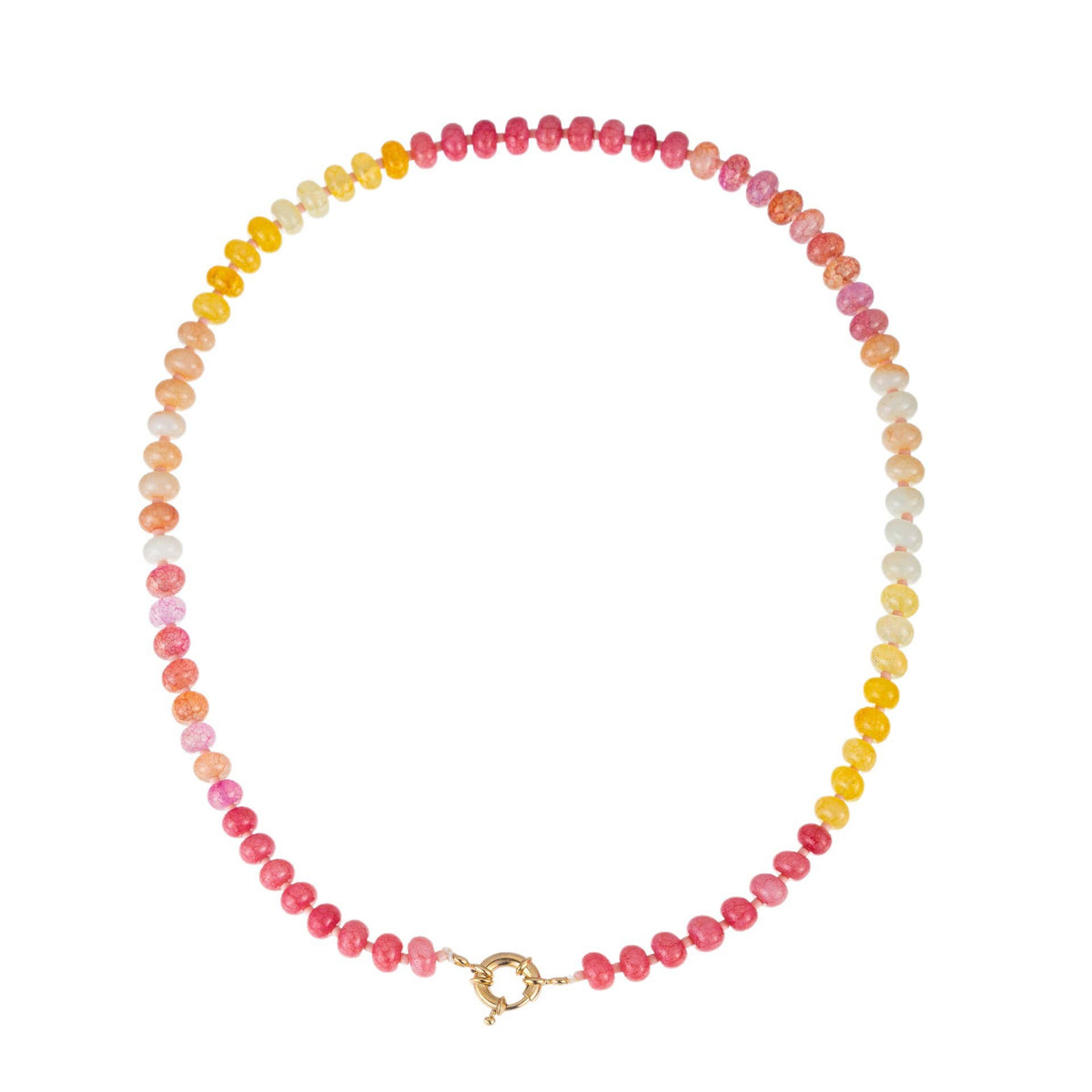 Glass Stone Mixed Necklace