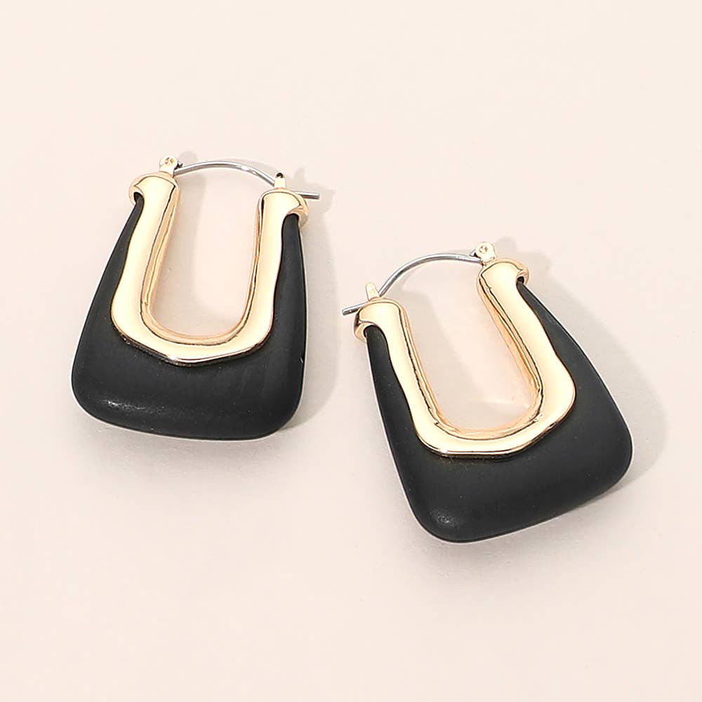 Geometric Hoop Earrings