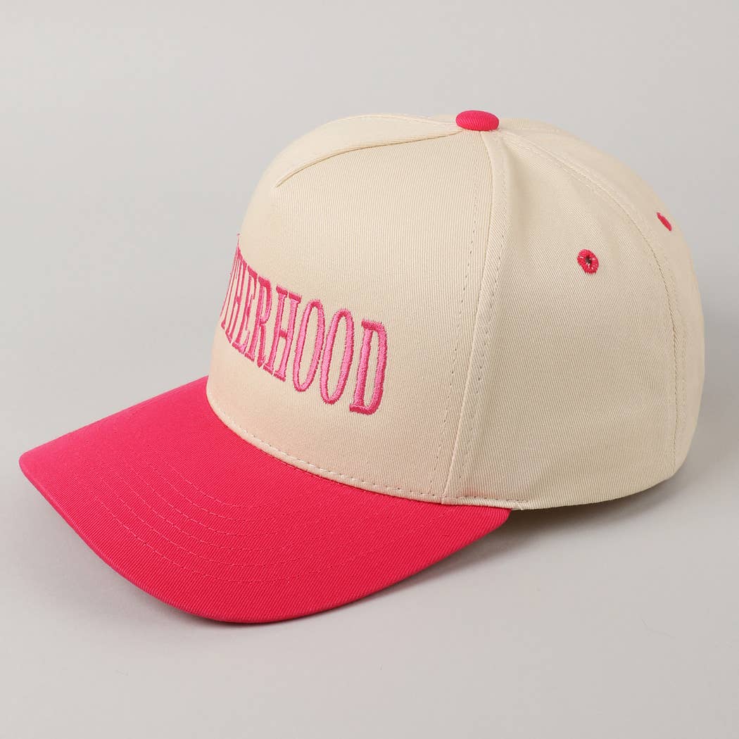 MOTHERHOOD Embroidered Two-Tone Trucker Hat