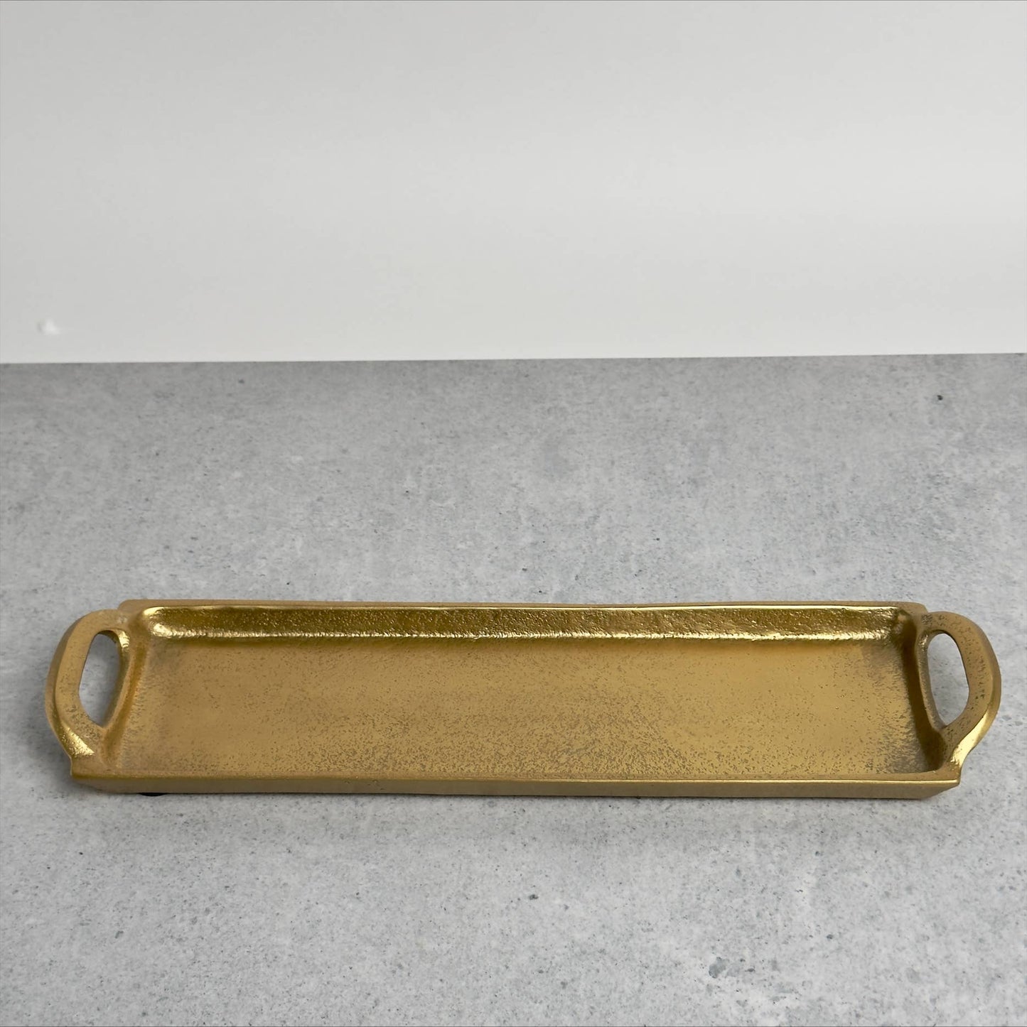 GOLD RECT TRAY