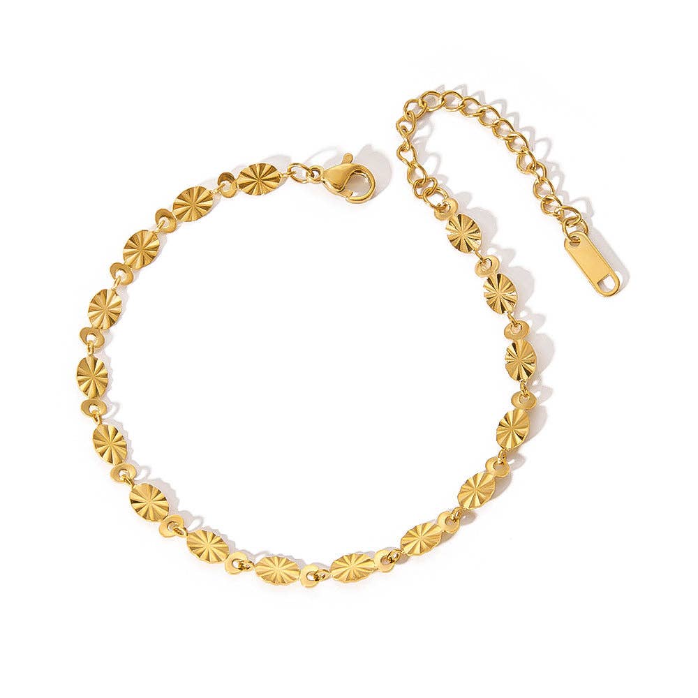 Multi Style 18K Plated Bracelet 4pc Set