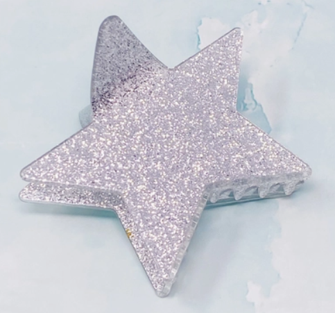 Star Glitter Hair Clip