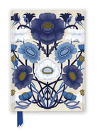 Blue Floral Foiled Lined Journal
