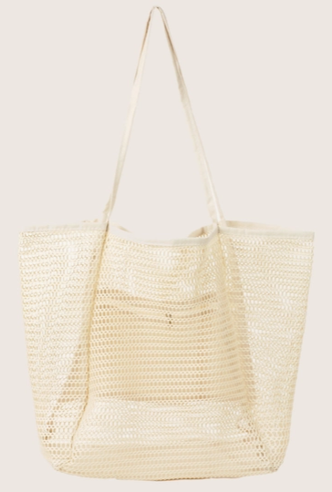 Summer Mesh Tote Bag